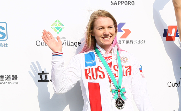 スピードクライミング選手